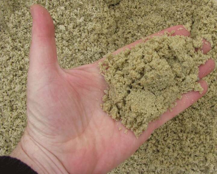 мытый песок для приготовления бетонной смеси