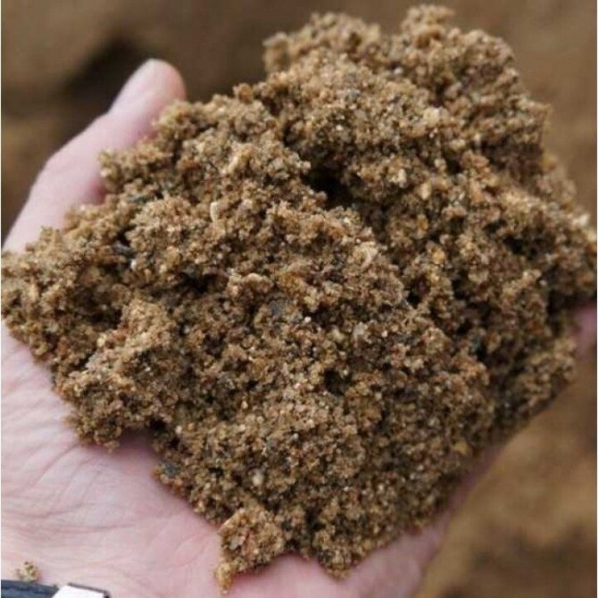 песок без примесей для приготовления качественной бетонной смеси