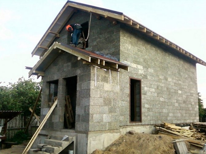 построить дом из опилкобетона