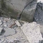 Destruction of concrete