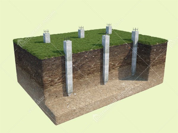 Precast concrete piles