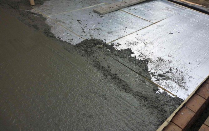 твердение и застывание бетона после заливки
